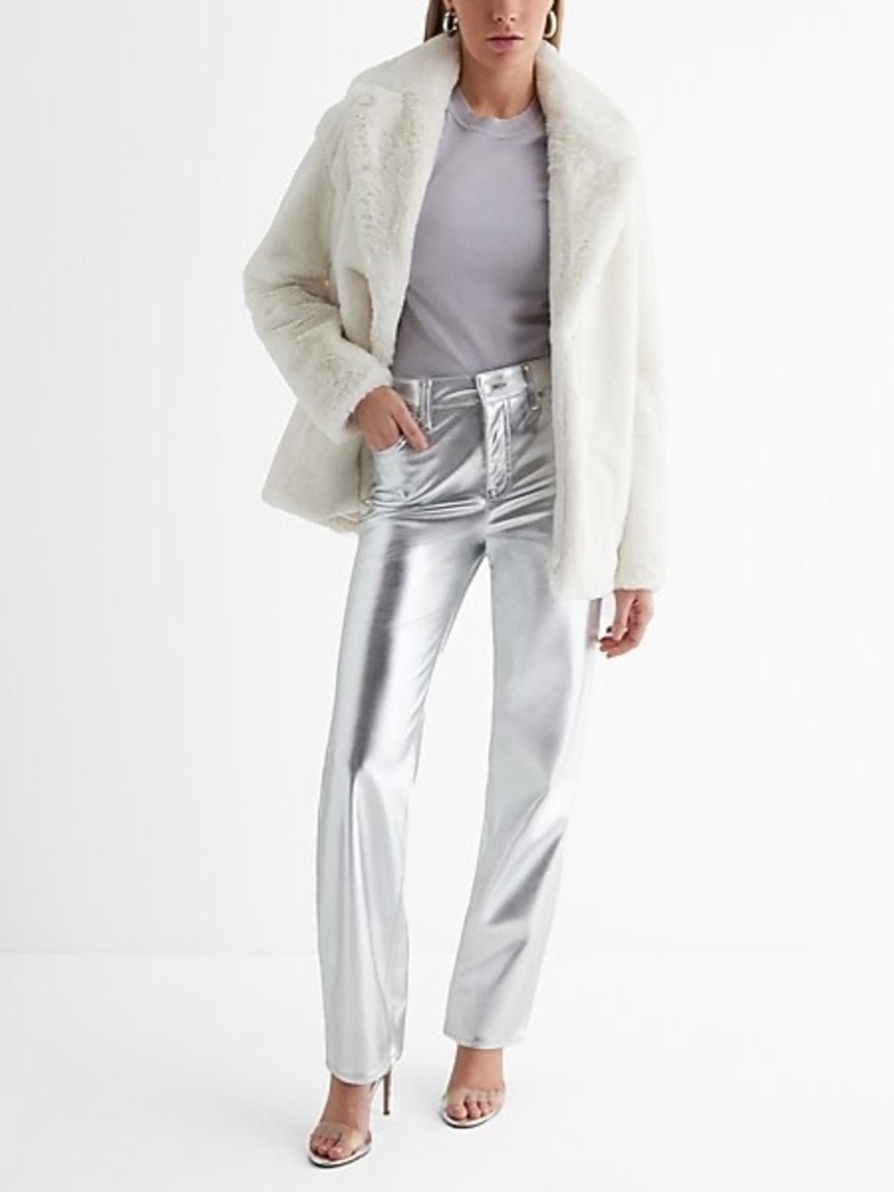 Luxury Faux Fur Coat - Women Jackets & Coats